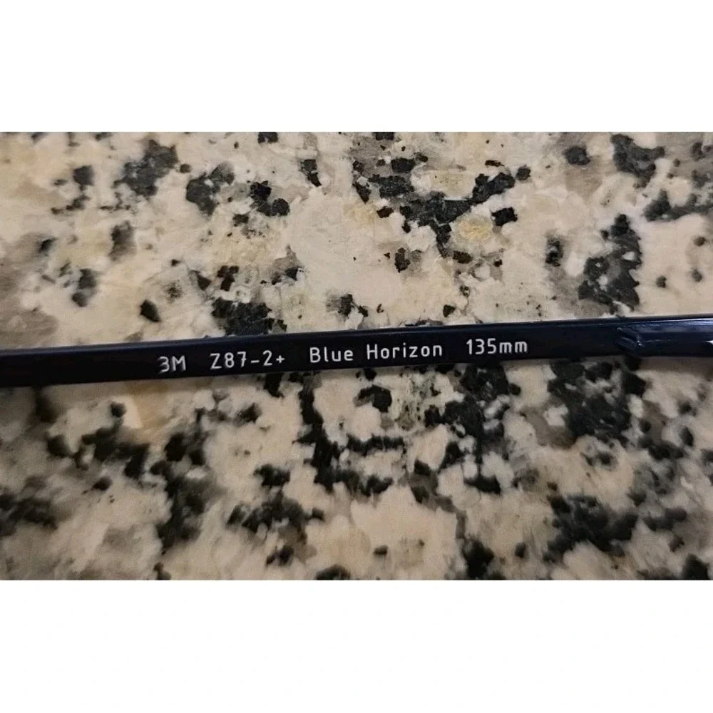 NEW 3M‎ TRX Blue Horizon Sunglasses Occupational Rectangular Full Rim 3m Z87-2+